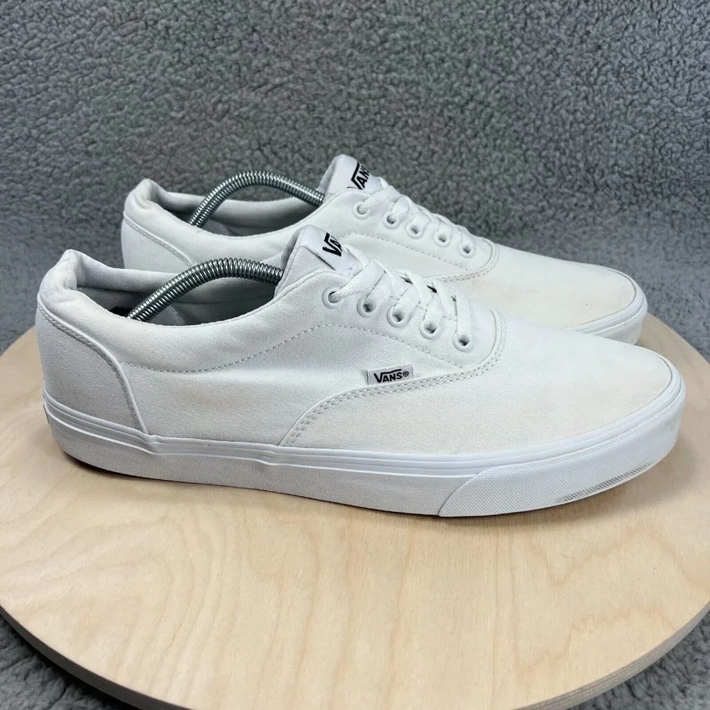 Vans Shoes Mens Size 13 Era Canvas White Skate Sneakers Classic Casual OTW